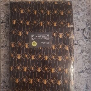 Halloween Spider Vinyl  Tablecloth 60" Round